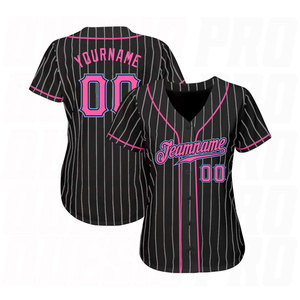 Maillot de baseball personnalisé pour hommes et jeunes, avec boutons, broderie du logo de l'équipe, nom et numéro, en polyester respirant, pour club sportif - Product Image 3