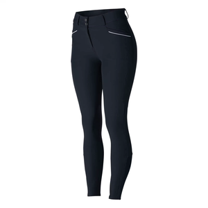 Pantalon d'équitation taille haute pour femme avec patchs en silicone aux genoux, Jodhpurs d'équitation OEM ODM, Confortable et extensible, Vente en gros - Product Image 1