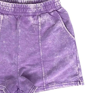 Shorts décontractés pour femmes effet délavé, shorts tendance pour l'été, vêtements décontractés, streetwear délavé, joggers - Product Image 4