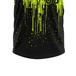 Maillot de softball unisexe personnalisé à manches courtes, uniforme de baseball, 100% polyester, noir et rouge contrastés, nom de l'équipe, numéro du joueur - Product Image 5