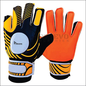 Guantes de Portero Power Catch PU con Cierre de Tirón, Guantes de Portero Unisex de PVC con Dedos Completos - Product Image 1
