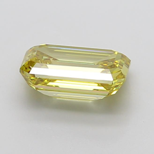 Diamante Cultivado en Laboratorio de Corte Esmeralda, Color Amarillo Intenso de 3.5ct, Claridad VS, Certificado IGI, Diamante Suelto para Joyería - Product Image 3