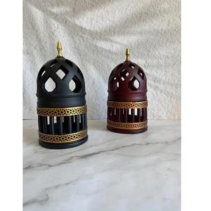 Quemador de Bakhoor Metálico Compacto con Orificios de Ventilación para Regalos de Ramadán y Eid, Disponible para la Venta con Liberación de Fragancia - Product Image 4