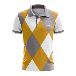 Personalizado de los hombres de ajuste seco sublimado de golf para la camiseta del Polo de suelta a ajuste regular transpirable uniforme deportivo para el personal - Product Image 3