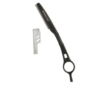 GEMSTONE ENTERPRISES Professional Hairdressing Thinning Razor Stainless Steel <b>Hair</b> Shaper Layer Cutting <b>Comb</b> Black Color Durable - Product Image 1