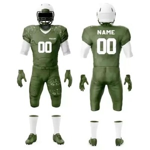 Uniforme de Fútbol Americano Personalizado Premium, Conjunto de Jersey y Pantalones Deportivos, Poliéster de Alta Calidad, Protección para Hombres Adultos - Product Image 1