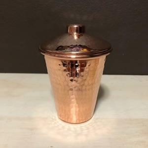 Verre à eau en cuivre le plus vendu, écologique, fait main, martelé, pour usage quotidien - Product Image 6