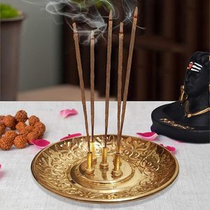 Porta Incienso Indio Hecho a Mano, Ecológico, de Metal, Duradero, para Uso Religioso, en el Hogar, Templo, Oración, Precio al por Mayor - Product Image 4