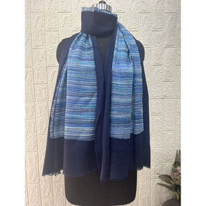 Luxury Fine Wool Brush Print Stole Women Soft Elegant Winter <b>Wrap</b> <b>Shawl</b> 80% Fine Wool 20% Silk Fashion Scarf 70x200 cm Versatile - Product Image 1