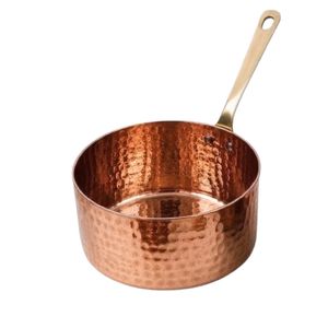 High Quality Copper Steel Colander Strainer with Long Handle Metal Kitchen Tool For <b>Draining</b> Stylish Kitchenware Accent - Product Image 4