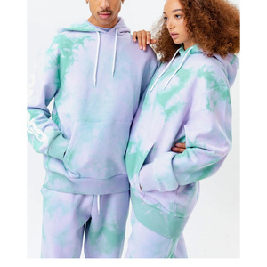 เสื้อฮู้ดมัดย้อมแฟชั่นแบบสวมหัวโอเวอร์ไซส์ - Product Image 5