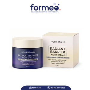 Crème de nuit pour adultes sur mesure OEM ODM avec étiquette privée pour les soins quotidiens du visage, fabrication cosmétique en Indonésie, 20 ml, 30 ml, 50 ml - Product Image 3