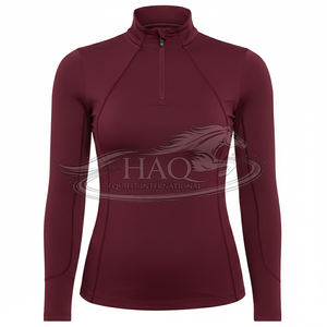Haut de performance personnalisé pour femme, sous-vêtement d'équitation à manches longues, OEM, pour l'équitation et l'équestrisme - Product Image 1