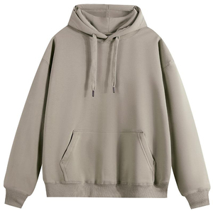 Sudadera de Alta Calidad, 500 GSM, 100% Algodón, con Logotipo Personalizado, Estilo Urbano, Gruesa, Holgada, Tejido de Rizo Francés - Product Image 1