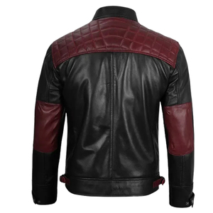 Veste en cuir pour homme, style streetwear à carreaux d'hiver, nouvelle mode, haute qualité, prix de gros, veste bomber premium, tendance - Product Image 2