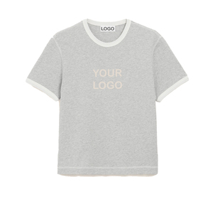 Camiseta de hombre con logo personalizado, camiseta de algodón orgánico, ropa urbana minimalista para hombre, jersey premium OEM, camiseta de moda personalizada para hombre - Product Image 6