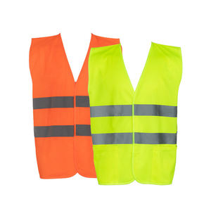 เสื้อกั๊กสะท้อนแสงสำหรับงานก่อสร้าง ผลิตตามสั่ง ขายส่ง รับผลิต OEM ผู้ผลิตและจำหน่าย ผลิตจากโพลีเอสเตอร์ตาข่าย 120-160 GSM รับผลิตแบรนด์ส่วนตัว - Product Image 6