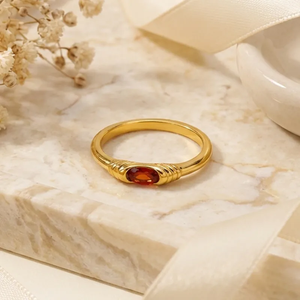 Luxury Geometric Stainless Steel <b>Ring</b> for Women 304 Waterproof Non Tarnish Fashion Jewelry Trendy <b>Statement</b> <b>Rings</b> Wholesale - Product Image 3