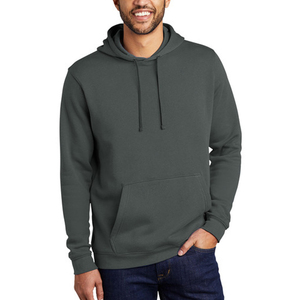 <b>Men's</b> Regular Fit Hooded Sweatshirt Solid Color Fleece Cotton Casual <b>Pullover</b> With Pocket Autumn Wear - Product Image 1