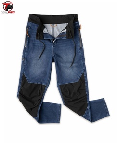 <b>Men's</b> Denim <b>Work</b> <b>Jeans</b> Zipper Pocket Knee Patch Straight Leg Button Fly Casual Utility Trousers Demin Pant 2026 - Product Image 2