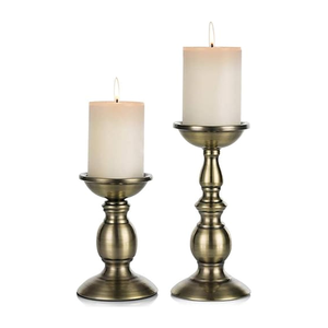 Nuevo candelabro con acabado antiguo para decoración del hogar, portavelas de aluminio fundido, acabado en latón antiguo, hecho a mano y personalizado. - Product Image 4