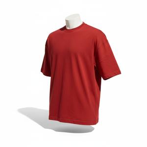 เสื้อยืดคอตตอนพรีเมียมขนาดใหญ่พิเศษ ผ้าไม่หด แห้งเร็ว ทรงโอ-เนค แขนสั้น สไตล์จีน สำหรับผู้ชาย - Product Image 1