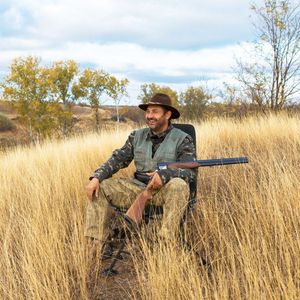 Swivel Folding Chair with Backrest and <b>Padded</b> <b>Cushion</b> Comfortable Home Office Furniture - Product Image 5