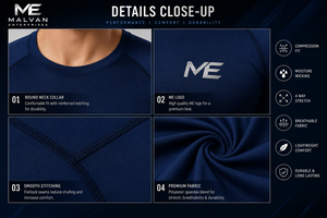 Camiseta Deportiva de Manga Corta para Hombre, Corte Ajustado, Cuello Redondo, Secado Rápido, Tejido de Poliéster, Personalizable, Calidad Premium - Product Image 3