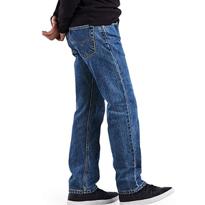 Jean coupe bootcut taille basse respirant 2023, léger et confortable, coupe décontractée pour homme, denim fabriqué au Pakistan pour adultes. - Product Image 6