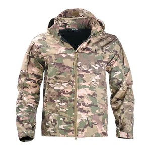 Veste d'extérieur à capuche pour homme personnalisée, fermeture éclair intégrale, couleur unie, camouflage, vente en gros, OEM, ODM, marque privée, faible MOQ, fabricant, fournisseur - Product Image 6