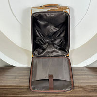 Großhandel Handgefertigtes Leder-Gepäckset für Damen: Rollkoffer & Passende Handtasche im Western-Stil Reisegepäck-Set