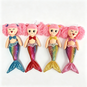 Peluche <span class=keywords><strong>de</strong></span> <span class=keywords><strong>sirena</strong></span> personalizado con cola brillante y colorida, muñeco <span class=keywords><strong>de</strong></span> peluche decorativo para niños, juguete <span class=keywords><strong>de</strong></span> <span class=keywords><strong>sirena</strong></span> con pelo <span class=keywords><strong>de</strong></span> hilo suave. - Product Image 5