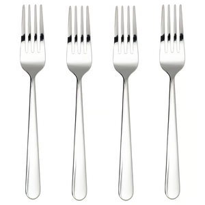 Ensemble de fourchettes à fruits en acier inoxydable de haute qualité, plaqué argent, pour la maison, petites fourchettes à gâteau et dessert, lot de six pièces - Product Image 3