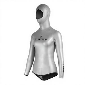 ชุดดำน้ำฟรีไดฟ์วิ่ง ชุดดำน้ำยิงปลาและดำน้ำฟรีไดฟ์วิ่งแบบสองชิ้น ออกแบบในไต้หวัน ผู้ผลิตแบบ OEM/ODM รับผลิตตามสั่ง - Product Image 2