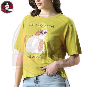 Nueva camiseta moderna y cómoda de cuello redondo, manga corta, hombros caídos, estampado gráfico, estilo oversized y corte crop, para venta al por mayor. - Product Image 3
