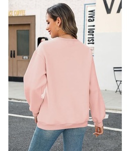 Sweat-shirt en coton pour femme, col rond, manches longues, coupe décontractée, confortable, couleur unie, prix de gros, fabriqué au Bangladesh - Product Image 5