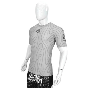 2024 nueva llegada de los hombres de alta calidad de compresión MMA BJJ Rash Guard secado rápido sublimación impresa corta ropa de artes marciales - Product Image 1