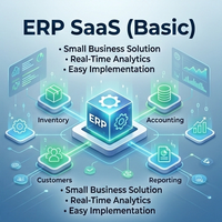 Desarrollo de Plataforma ERP SaaS Básica, Solución de Software de Planificación de Recursos Empresariales Basada en la Nube
