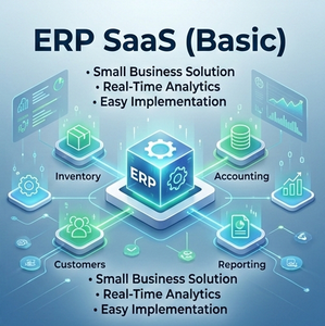 Desarrollo de Plataforma ERP SaaS Básica, Solución de Software de Planificación de Recursos Empresariales Basada en la Nube - Product Image 2