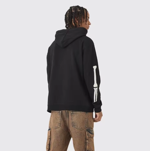 Sudadera con capucha de forro polar al por mayor para hombre, ropa de gimnasio/ropa de calle, sudadera de invierno, suministro de fábrica OEM. - Product Image 2