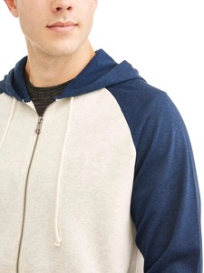 เสื้อฮู้ดผู้ชายแบบสบายๆ สองสี กันน้ำ กันยับ ซิปหน้า ดีไซน์สีสันสดใส - Product Image 4