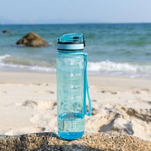 Bouteille d'eau sportive motivante de 32 oz en Tritan avec marqueur de temps, sans BPA, à large ouverture, anti-fuite pour Ann - Product Image 3