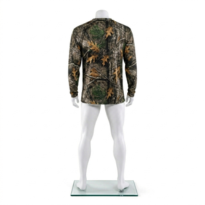 Outdoor Fishing Floral Summer Shirt Multi Pocket Breathable Windbreaker <b>Sunscreen</b> Clothing Hunting Hoodies 100% Polyester - Product Image 3