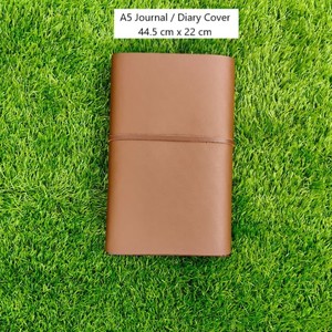 New Design Low Rate Brown <b>Leather</b> Wallet Customizable <b>Leather</b> <b>Diary</b> Horizontal Grain Journal <b>Leather</b> Planner Book Cover A5 Ideal - Product Image 2