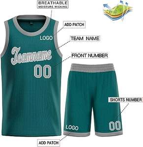 Uniformes de Baloncesto Cortos Personalizados al por Mayor, de la Mejor Calidad, Nueva Llegada, Impresión Personalizada para Adultos y Niños - Product Image 6