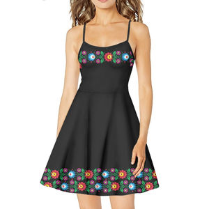 Vêtements traditionnels mexicains personnalisés en broderie naturelle, style streetwear mexicain, vente en gros de vêtements polynésiens, couleur personnalisée - Product Image 2