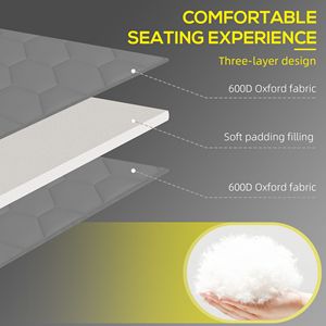 Ensemble de chaises longues pliantes réglables grises, mobilier de patio inclinable pour l'extérieur, confort en rotin et fer pour piscine et salle de sport - Product Image 4