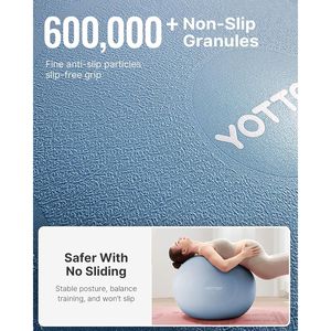 Ballon d'exercice extra épais anti-éclatement pour le yoga, la grossesse et la physiothérapie – Accessoire de fitness - Product Image 3