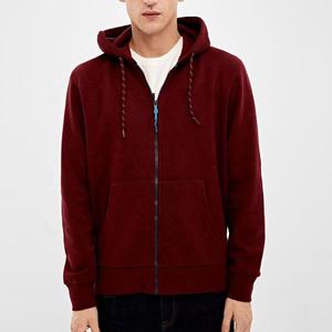 2026 Custom Made 100% Cotton Fleece <b>Men</b> Zipper Hoodies Pocket Design Breathable Lightweight Low MOQ Made Pakistan Shaheen Fit - Product Image 3