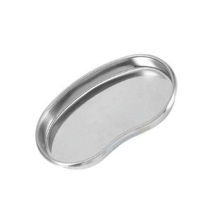 Plateau médical rectangulaire, petit plateau pour instruments chirurgicaux de laboratoire, en acier inoxydable, pour hôpital, clinique dentaire et usage vétérinaire - Product Image 1